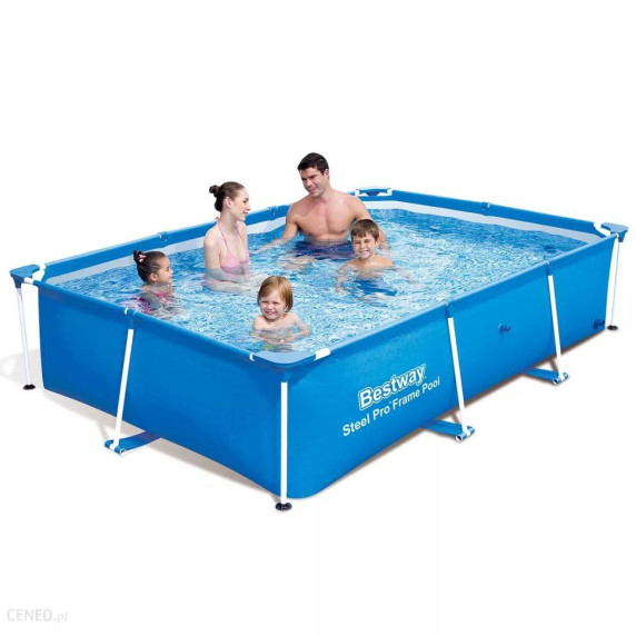 Medence 300x201x66 cm BESTWAY 56404 Steel Pro 