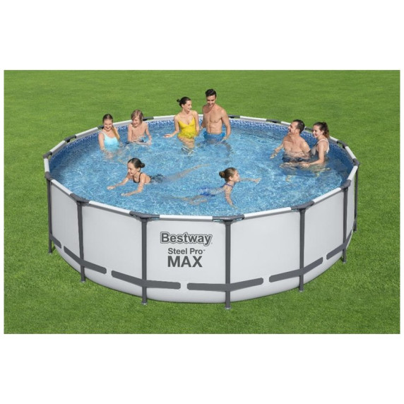 Piscină - 488x122 cm - BESTWAY 5612Z Steel Pro Max 