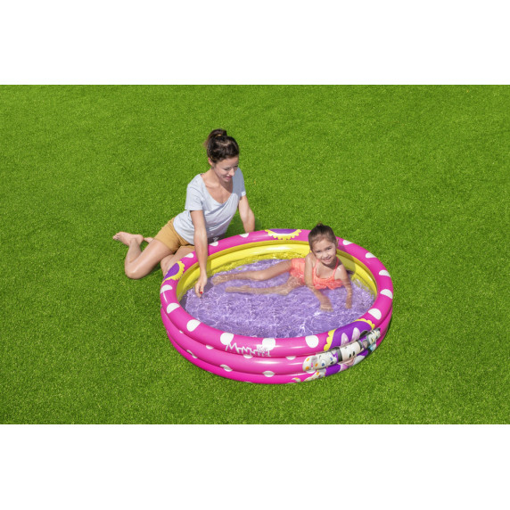 Felfújható gyerekmedence 122x25 cm BESTWAY 91079 - Minnie egeres