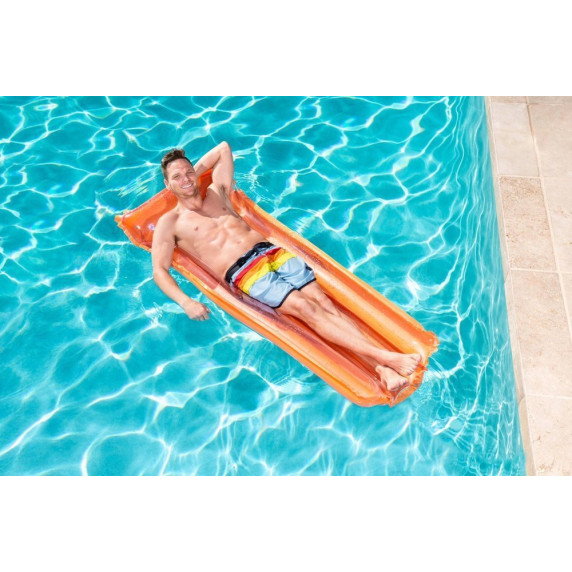 Felfújható gumimatrac 183x76 cm BESTWAY 44013 - Narancssárga