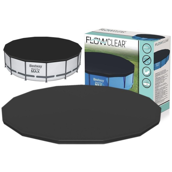 Prelată pentru piscine cu cadru metalic, cu diametrul de 457 cm - Bestway 58038