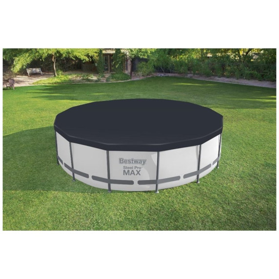 Prelată pentru piscine cu cadru metalic, cu diametrul de 457 cm - Bestway 58038