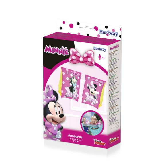 Nafukovacie plavecké rukávy Minnie Mouse 25 x 15 cm BESTWAY 91038 