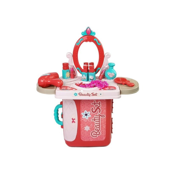 Bőrönd fésülködő és smink kiegészítőkkel Inlea4Fun BEAUTY SET 