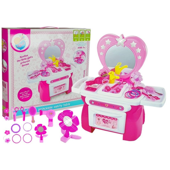 Detský toaletný stolík s doplnkami Inlea4Fun VANITY TABLE