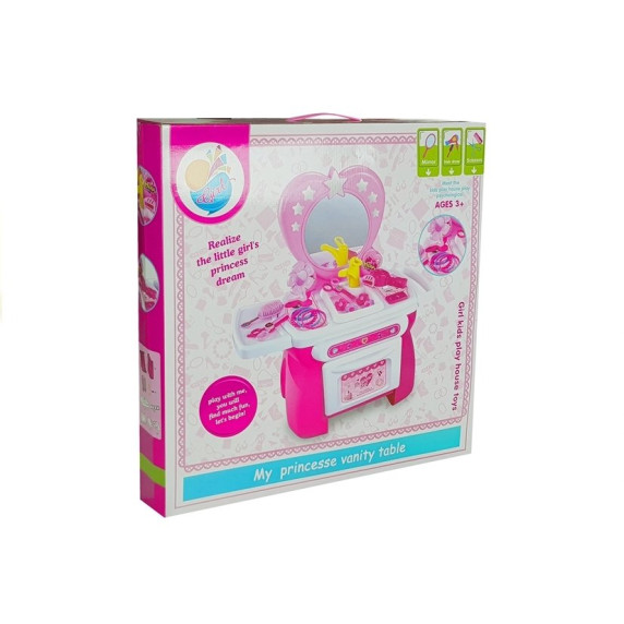 Detský toaletný stolík s doplnkami Inlea4Fun VANITY TABLE