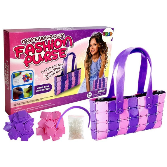 Csináld magad! kreatív csajos válltáska Inlea4Fun FASHION PURSE