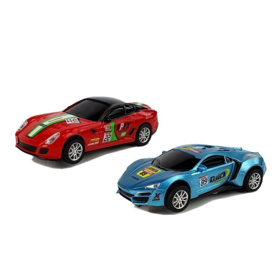 Set pistă cu 2 mașinuțe, 7,6m Top Turbo