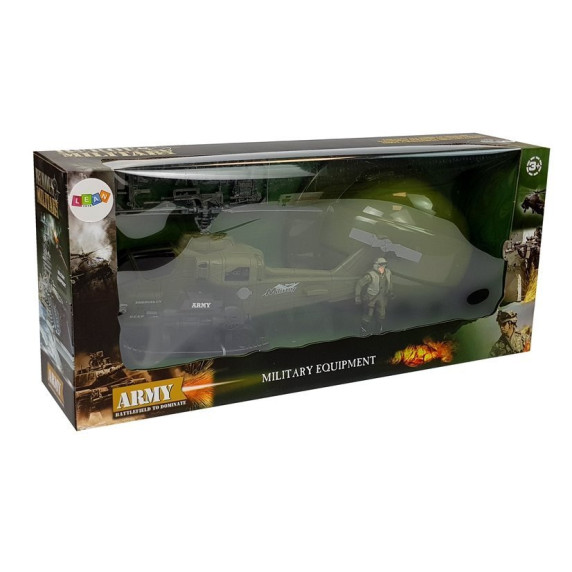Katonai helikopter szett sisakkal Inlea4Fun ARMY