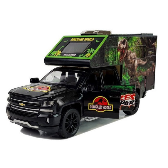 Auto dinosaurus so svetelnými a zvukovými efektmi Inlea4Fun DINOSAUR WORLD 