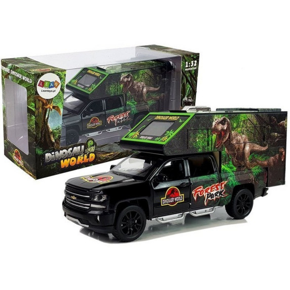 Auto dinosaurus so svetelnými a zvukovými efektmi Inlea4Fun DINOSAUR WORLD 