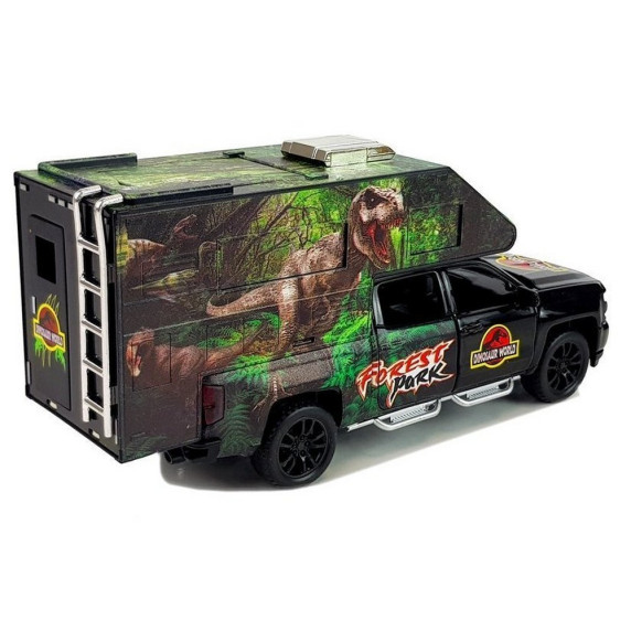 Auto dinosaurus so svetelnými a zvukovými efektmi Inlea4Fun DINOSAUR WORLD 