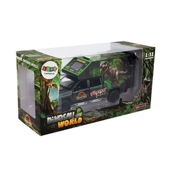 Auto dinosaurus so svetelnými a zvukovými efektmi Inlea4Fun DINOSAUR WORLD 