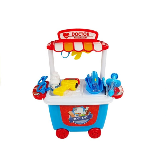 Orvosi játékszett gurulós kocsival Inlea4Fun DOCTOR SET 