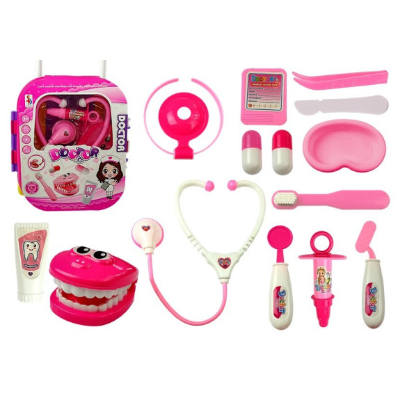 Trusă medicală pentru copii Doctor Inlea4Fun - roz