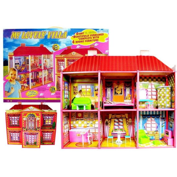 Játék babaház Inlea4Fun VILLA 