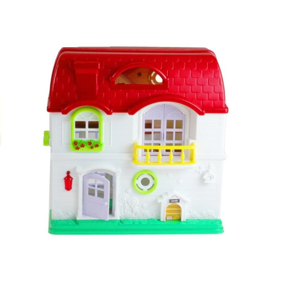 Detský rozkladací domček s nábytkom Inlea4Fun HAPPY FAMILY