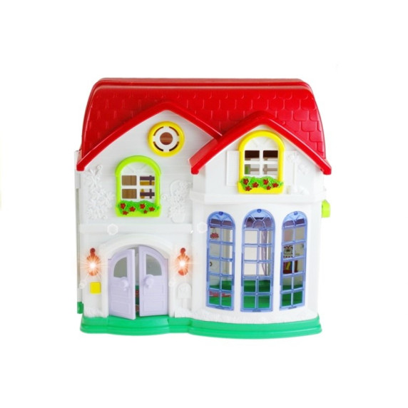 Detský rozkladací domček s nábytkom Inlea4Fun HAPPY FAMILY
