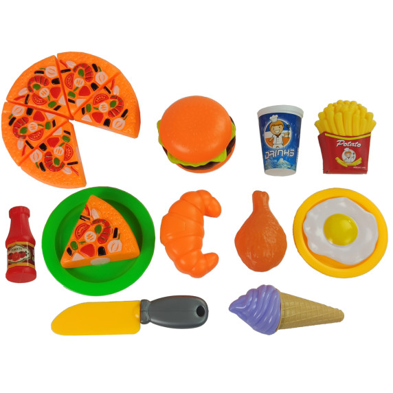 Set pizza feliabil cu accesorii - Inlea4Fun KITCHEN SET