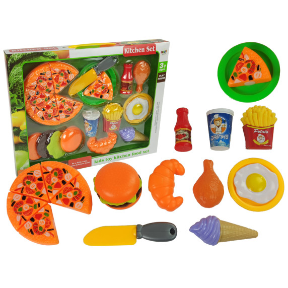 Set pizza feliabil cu accesorii - Inlea4Fun KITCHEN SET