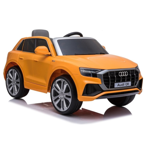 Elektromos kisautó lakkozott AUDI Q8 - narancssárga