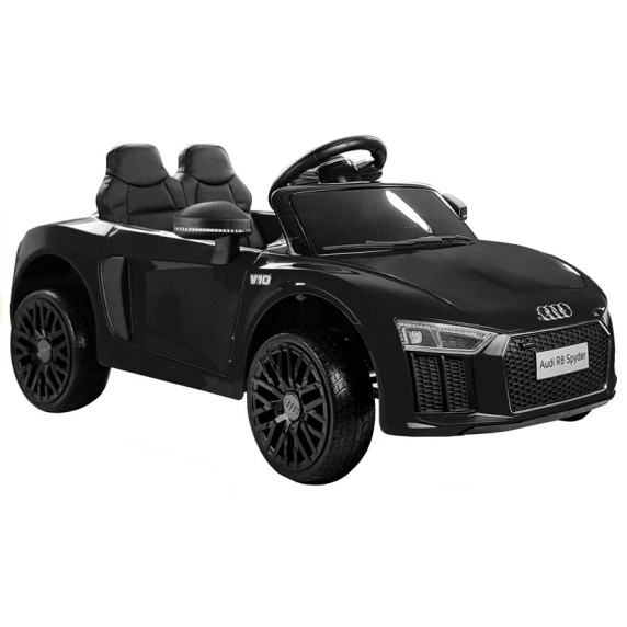 Elektromos kisautó AUDI R8 Spyder - Fekete