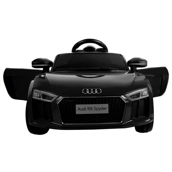 Elektromos kisautó AUDI R8 Spyder - Fekete