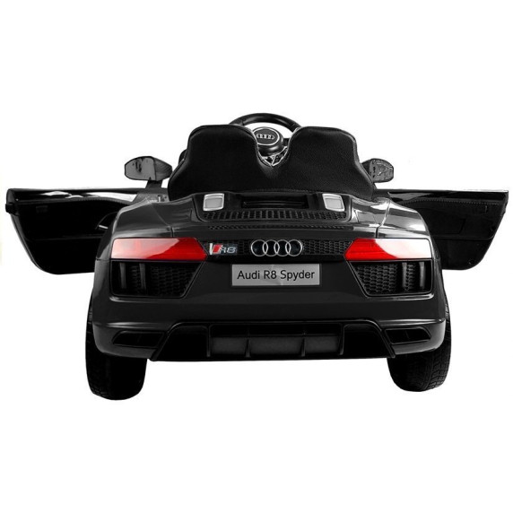 Elektromos kisautó AUDI R8 Spyder - Fekete