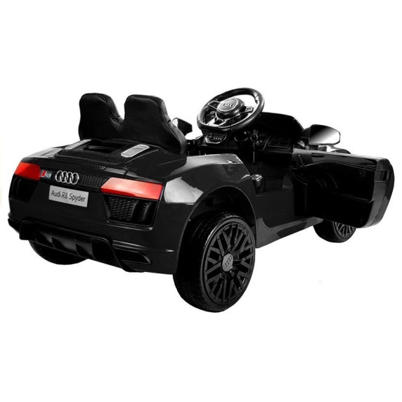 Elektromos kisautó AUDI R8 Spyder - Fekete