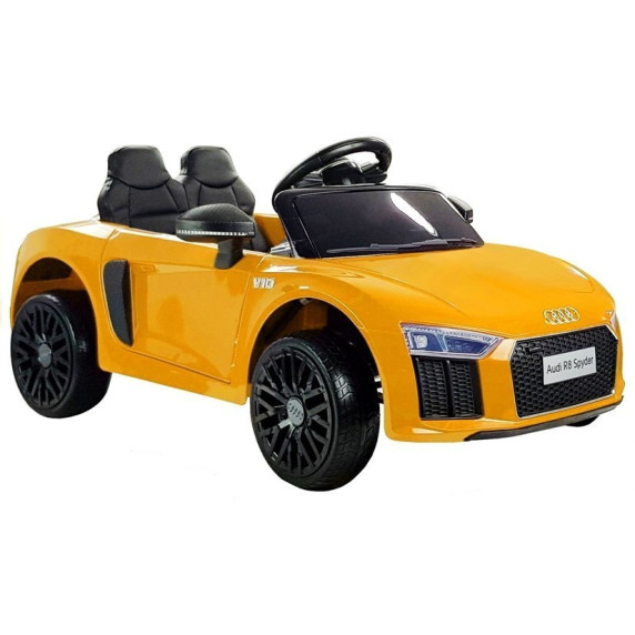 Elektromos kisautó AUDI R8 Spyder - Sárga