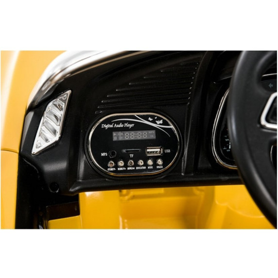 Elektromos kisautó AUDI R8 Spyder - Sárga