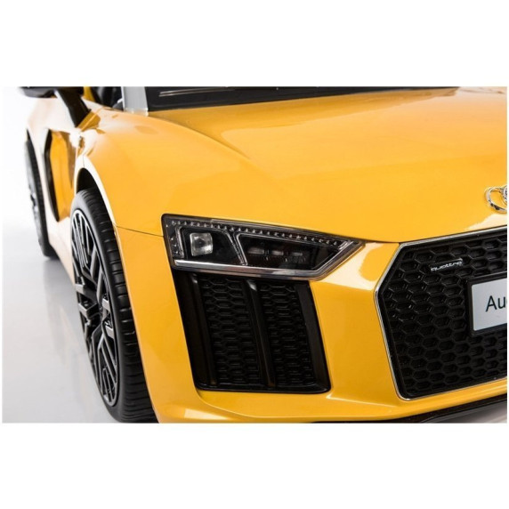 Elektromos kisautó AUDI R8 Spyder - Sárga
