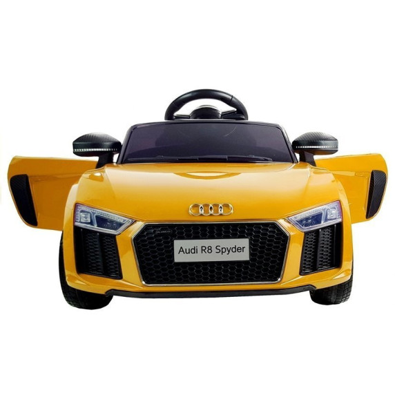 Elektromos kisautó AUDI R8 Spyder - Sárga