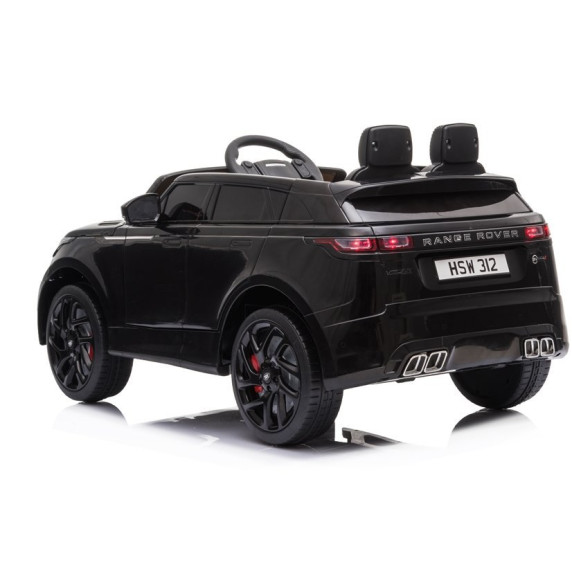 Elektromos kisautó lakkozott RANGE ROVER - Fekete