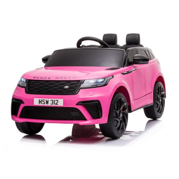 Elektromos kisautó lakkozott RANGE ROVER - Rózsaszín