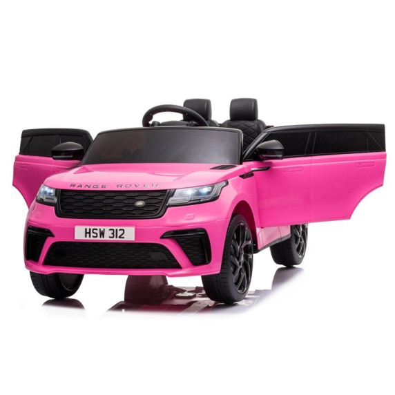 Elektromos kisautó lakkozott RANGE ROVER - Rózsaszín