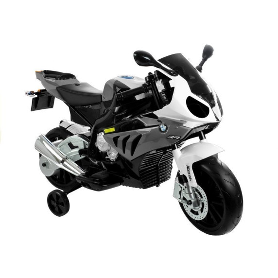 BMW S1000 RR Detská elektrická motorka - sivá