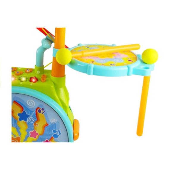 Detské bubny pre najmenších Inlea4Fun Melodious Jazz Drum 