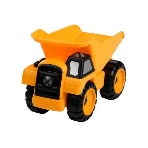 Csavarozható dömper teherautó Inlea4Fun TRUCK SUPER BUILDERS 