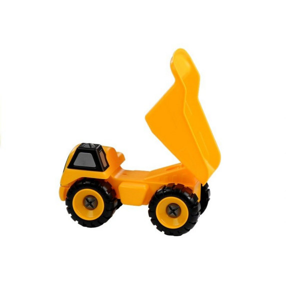 Csavarozható dömper teherautó Inlea4Fun TRUCK SUPER BUILDERS 
