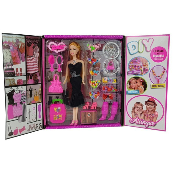 Dulap cu păpușă și mărgele - Inlea4Fun Aintinger