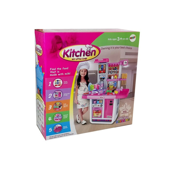 Műanyag játékkonyha  kiegészítőkkel MY LITTLE CHEF