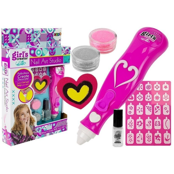 Körömdíszítő szett gyerekeknek NAIL ART STUDIO 8507