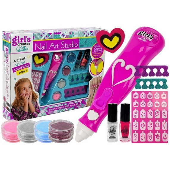 Körömdíszítő szett gyerekeknek NAIL ART STUDIO 