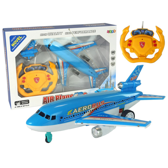 Távirányítós repülőgép AIR PLANE BUS -kék