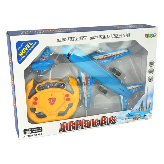 Távirányítós repülőgép AIR PLANE BUS -kék