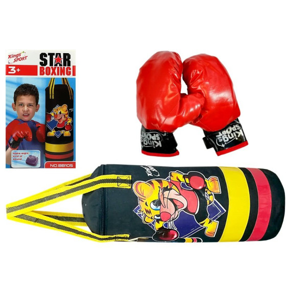 Boxzsák gyerekeknek Inlea4Fun STAR BOXING 36cm