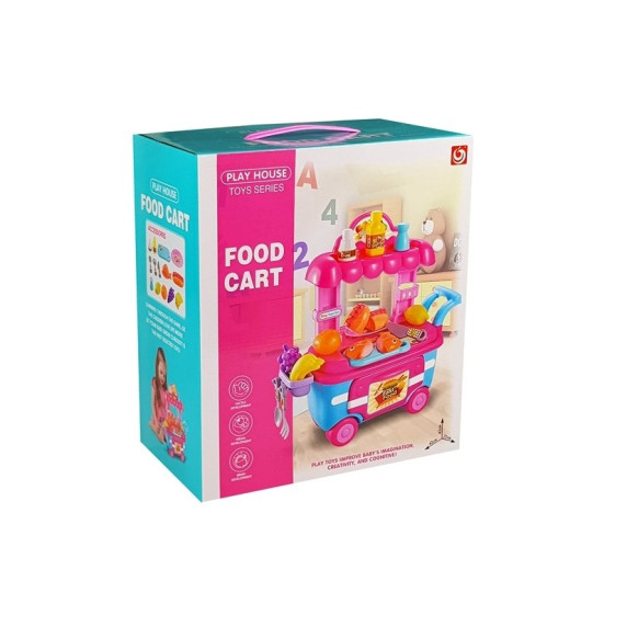 Vozík s rýchlym občerstvením a doplnkami Inlea4Fun FOOD CART 