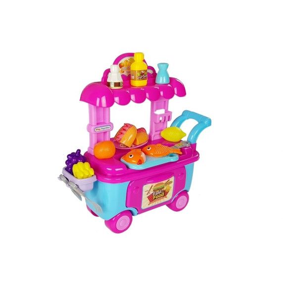 Vozík s rýchlym občerstvením a doplnkami Inlea4Fun FOOD CART 