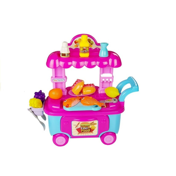 Vozík s rýchlym občerstvením a doplnkami Inlea4Fun FOOD CART 